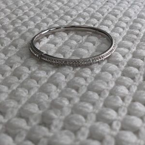 NADRI Double Pave Crystal Row Bangle